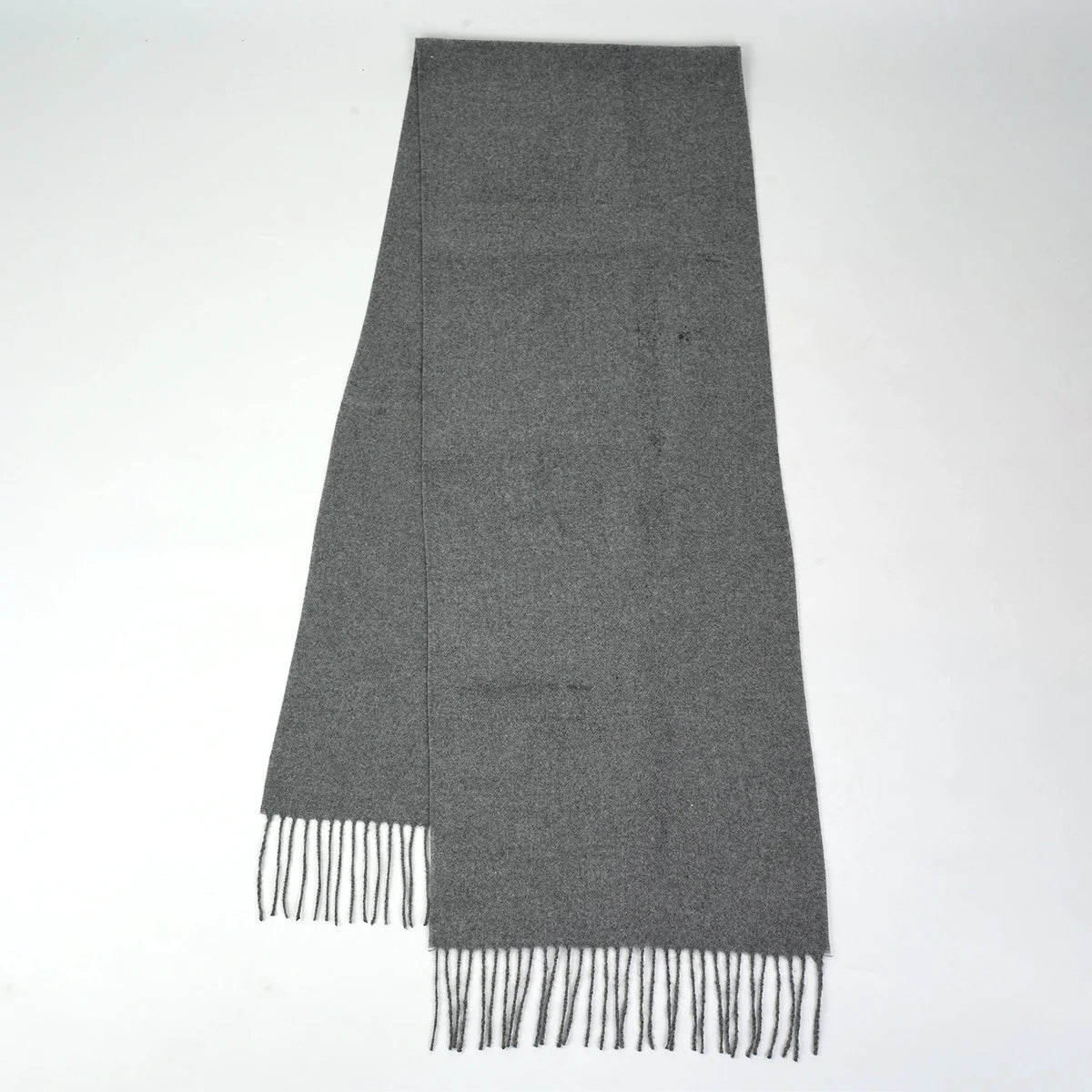 A men's solid color imitation cashmere scarf, warm and soft long scarf shawl, winter fashion scarf