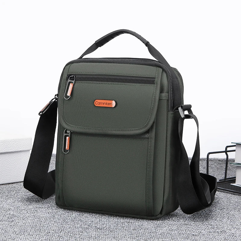 Tejesa Men’s Small Shoulder Bag High Quality Soft PU Leather Men's Mini Handbag / Casual Male Messenger Phone Bag