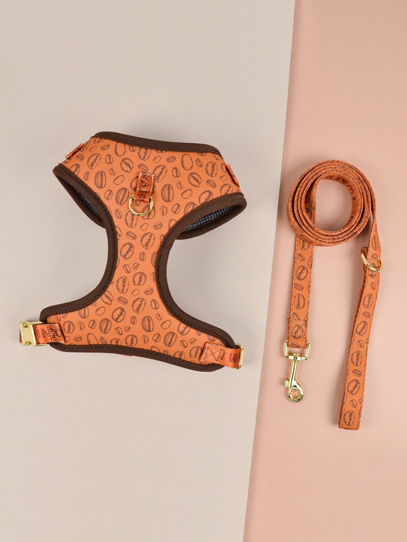 Valentine's Day and New Year's gift Cute Design Adjutable Luxury Designer Pet Harness &1 Pcs Color Matching Pet Dog Leashes