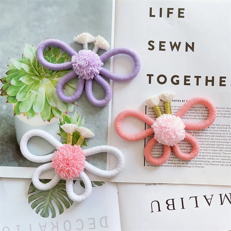 Hemasa  Boho Macrame Butterfly Flower  Wall Decor/ Girls Dorm Kids Room Hanging Pendant