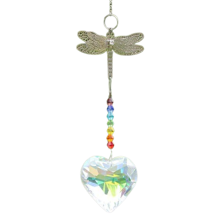 Hemasa 1PCS AB Crystal Suncatchers/Dragonfly Pendant/Window Decor Christmas Birthday Gifts