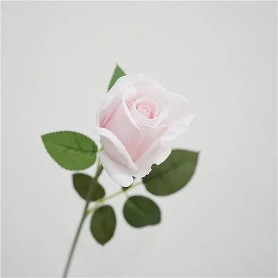 10Pc Hand-feel Moisturizing Rose Real Touch Artificial Flower Bridal Bouquet Marriage Decor Rose Flowers Wedding Party Home Deco