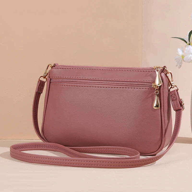 Hemasa PU Leather Crossbody Bags Zipper   Shoulder Bag /handbag for Women