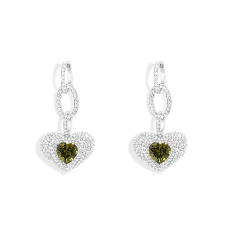 Tejesa LI KI 925 Sterling Silver High Quality 2023 October New Love Color Diamond Earrings Necklace Bracelet Ring Exquisite Jewelry
