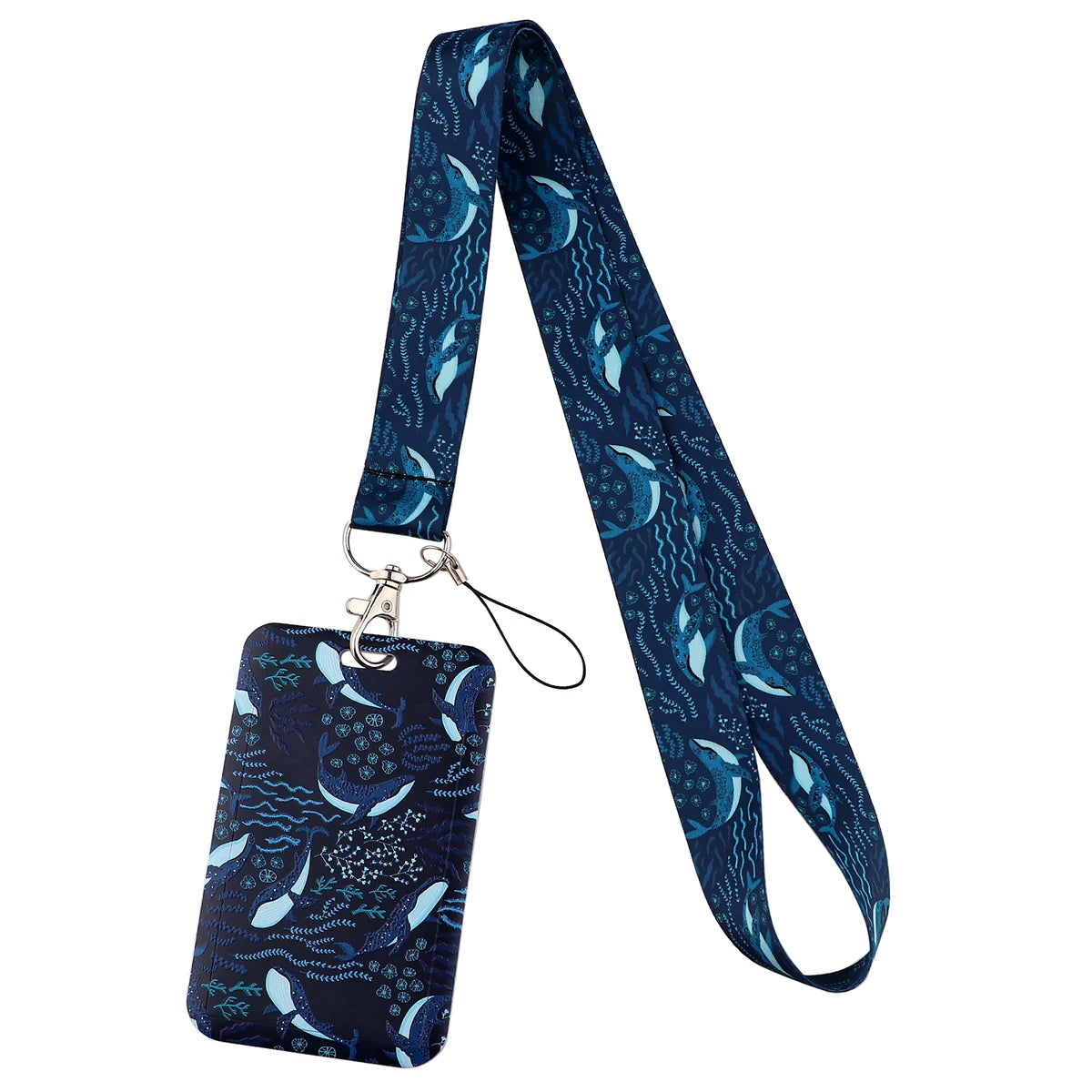 Tejesa Shark Whale Lanyards for Key Neck Strap ID Card Badge Gym Key Chain Keys Holder Keychain