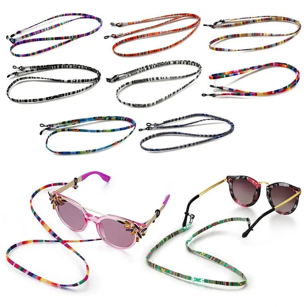 Tejesa  Universal Retro Glasses Chain Sunglasses Non-Slip Neck Cord Strap Eyeglass Sports Lanyard String Reading Glasses Accessories