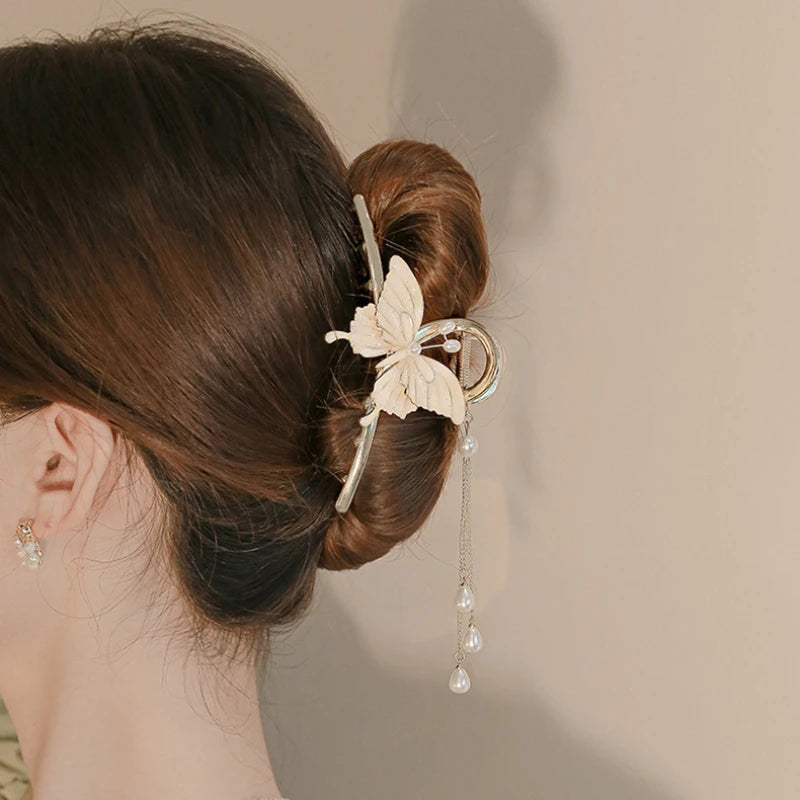 Tejesa Metal Butterfly Hair Claw Clips   / Hair Crab Clip for Women