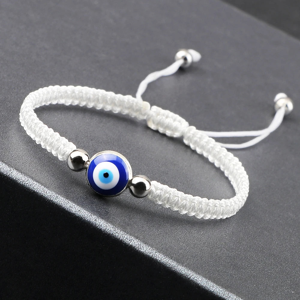 Lucky Evil Eye Bead Bracelets For Women Men Multicolor Handmade Braided Red Thread String Bracelet Charm Friendship Jewelry Gift