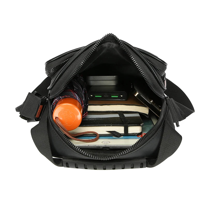 Tejesa Casual Men's Small Flap Shoulder Bag Soft PU Leather Male Messenger Bag Fashion Teenagers Shopping Bag Phone Bag