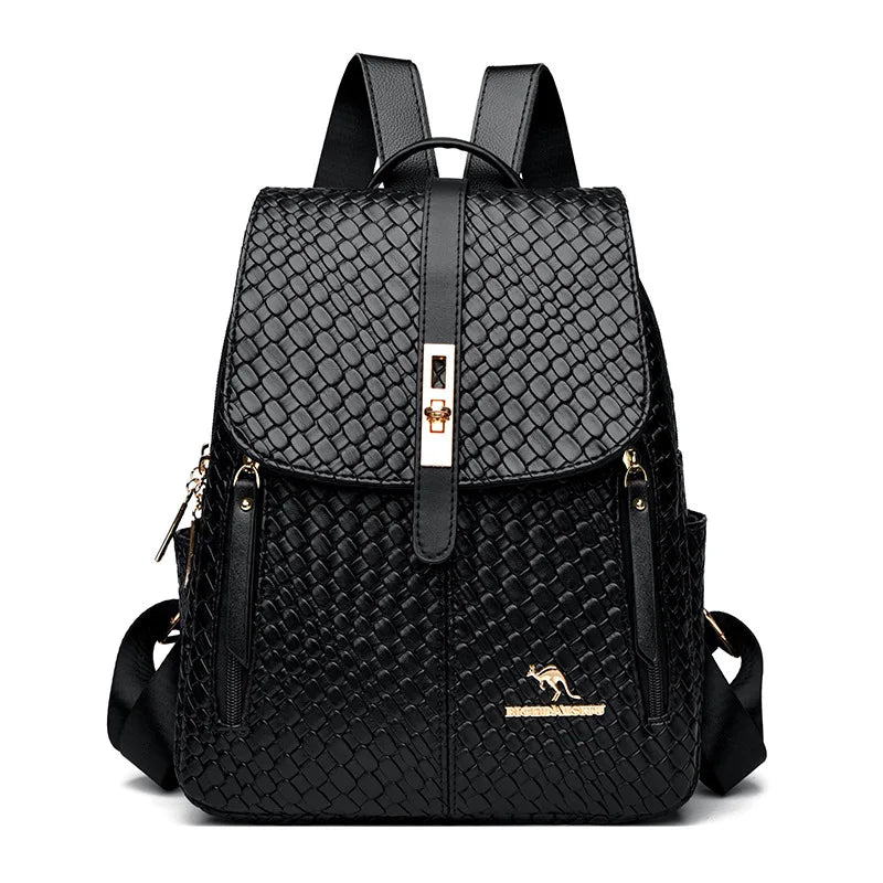 Tejesa Women's Soft Leather Large Capacity Simple Fashion Ladies Casual Bag