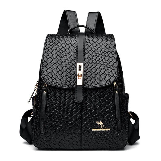 Tejesa Women's Soft Leather Large Capacity Simple Fashion Ladies Casual Bag