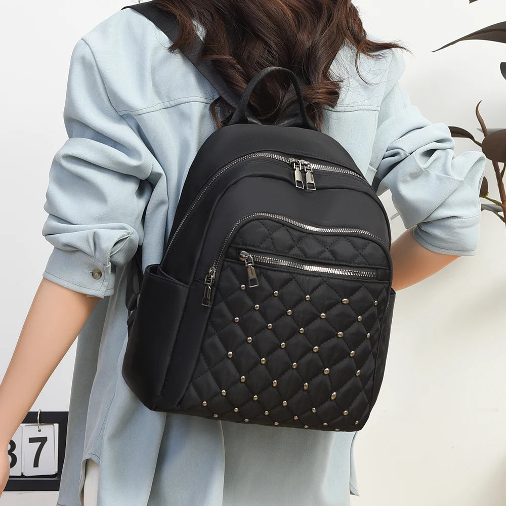 Tejesa Multi Pocket Backpack Revit Design Girls Shopping Backpack