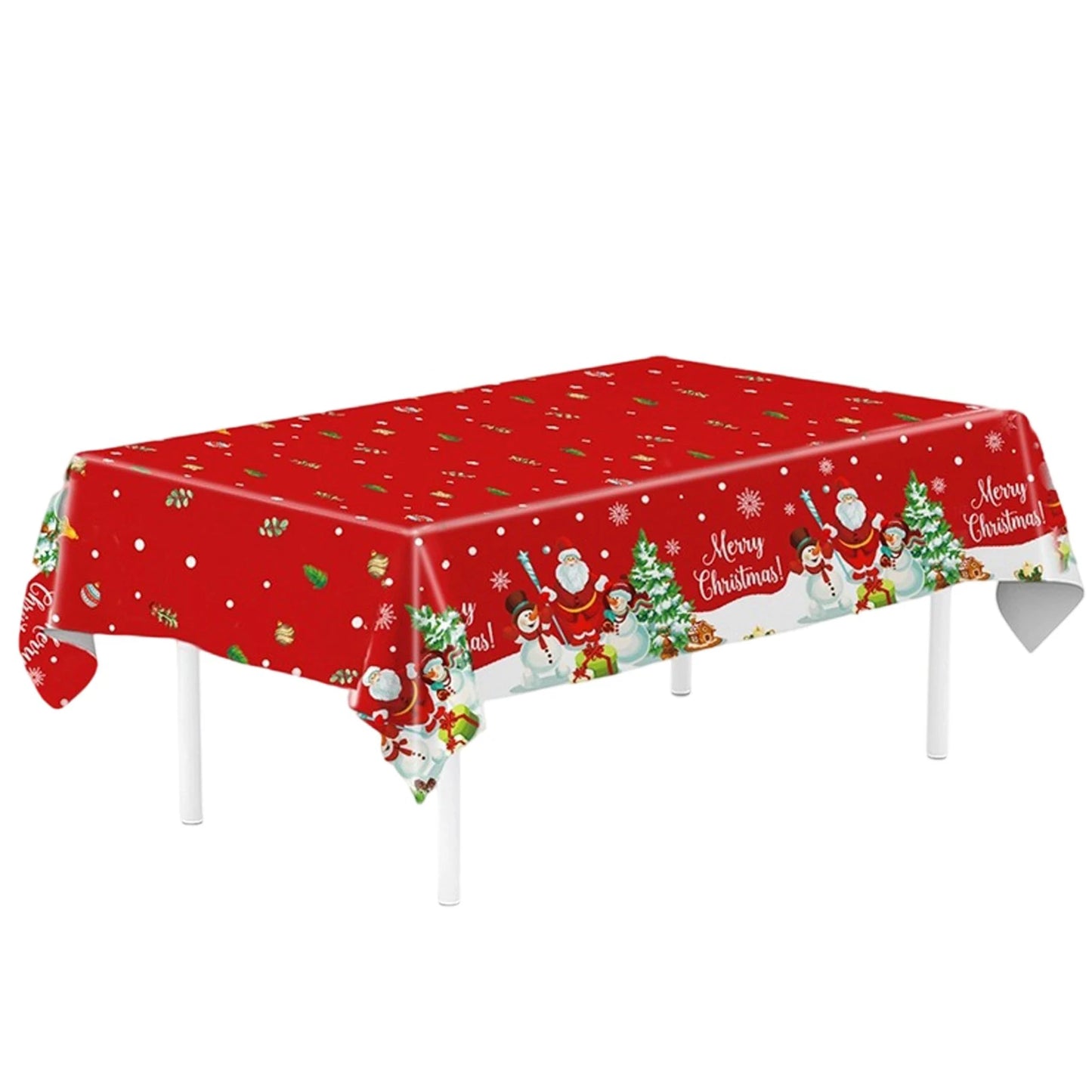 Tejesa Christmas Theme Party Tablecloth / Party Venue Layout Decorations Christmas Decoration Table Cloth