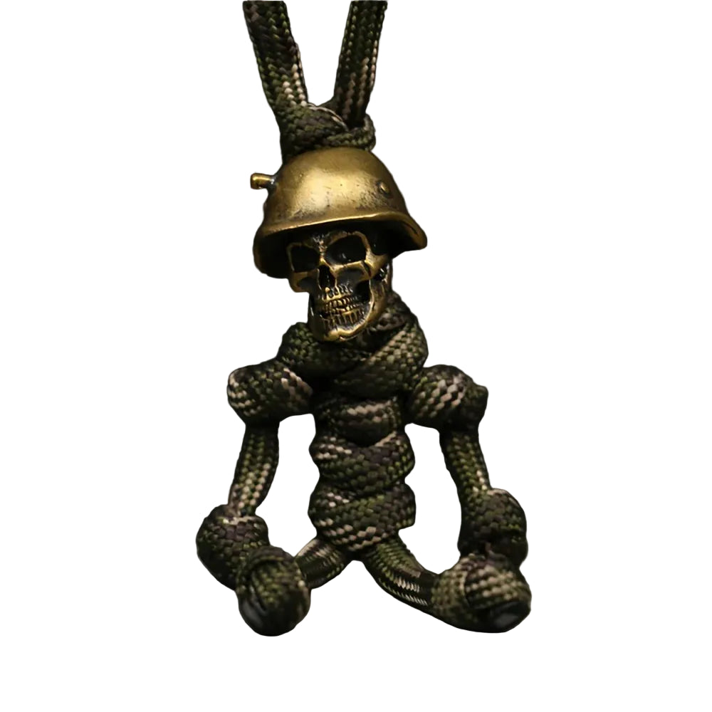 Hemasa  Skull Soldier Keychain Luggage Pendant