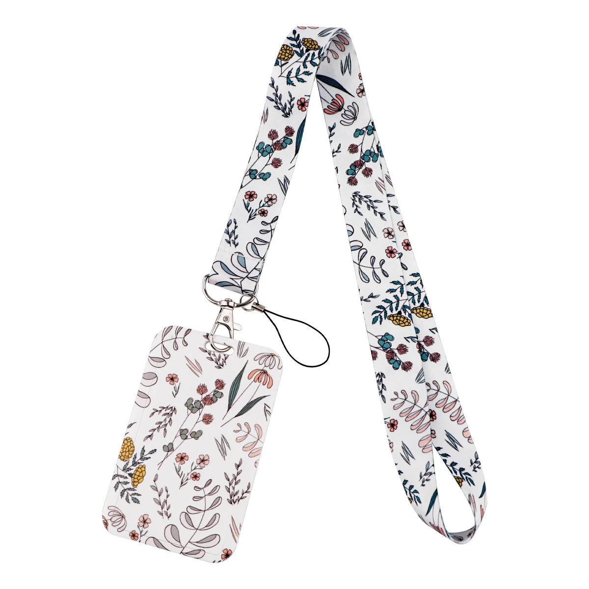 Tejesa Plant Lanyard ID Credit Card Cover Pass Students /Cell phone Rope Neck Straps Badge Holder