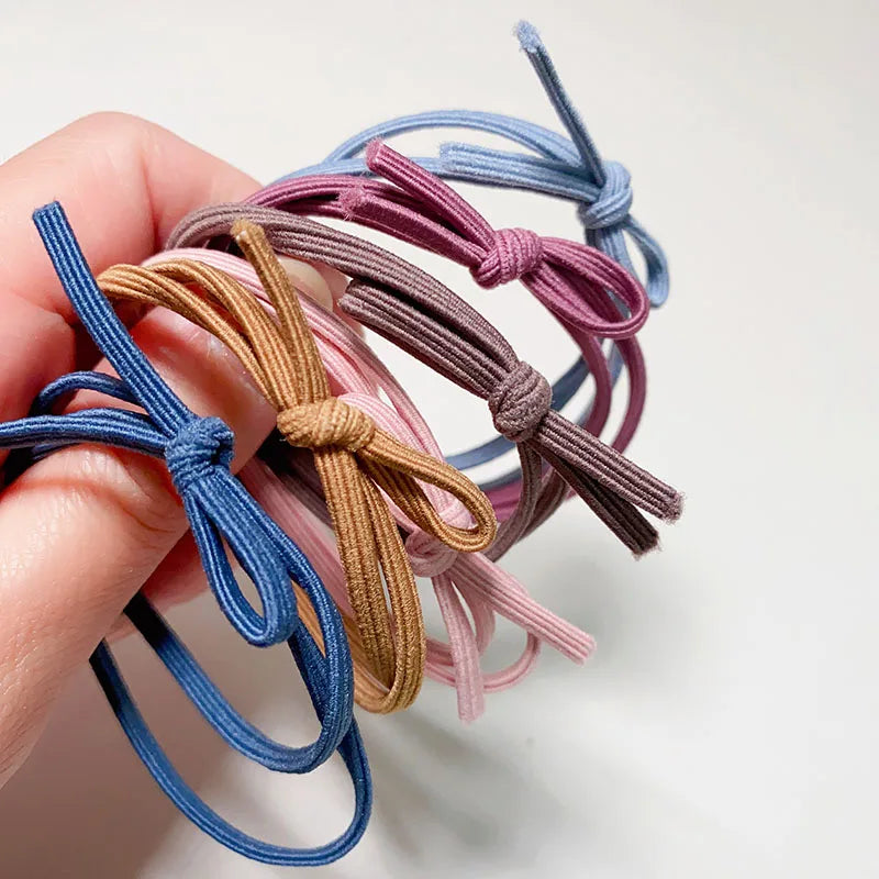 Tejesa 12PCS Women Hair Scrunchies Elastic Hair Rubber Bands/ Ponytail Hair Holders Headbands