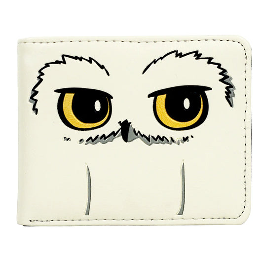 Hemasa Short Purse White Color Owl Hedwig Designer Wallet Female Purse for Ladys Girls