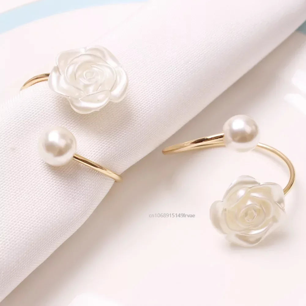 Hemasa 12Pcs   European Style Napkin Rings