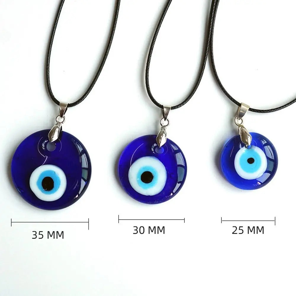 Neck Rope Clavicle Chain Couple Necklace Turkish Party Friendship Choker Blue Eye Pendant Necklace for Women Amulet Necklace