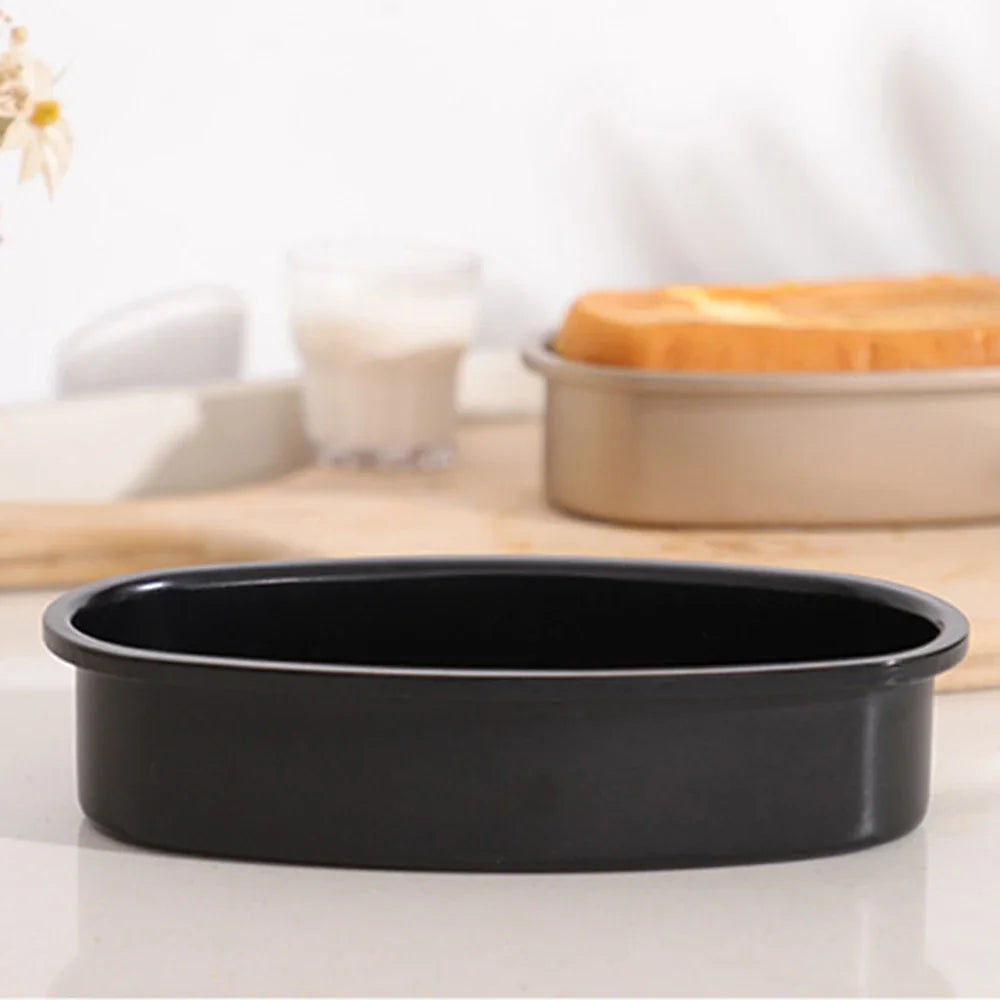 Hemasa  Oval Shape Cheesecake Baking Bread Pan /Non-stick Toast Cake Mold Tray