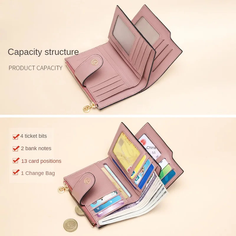 Hemasa  Mini wallet / old flower card bag /Golf Wallet   for Girls/Women