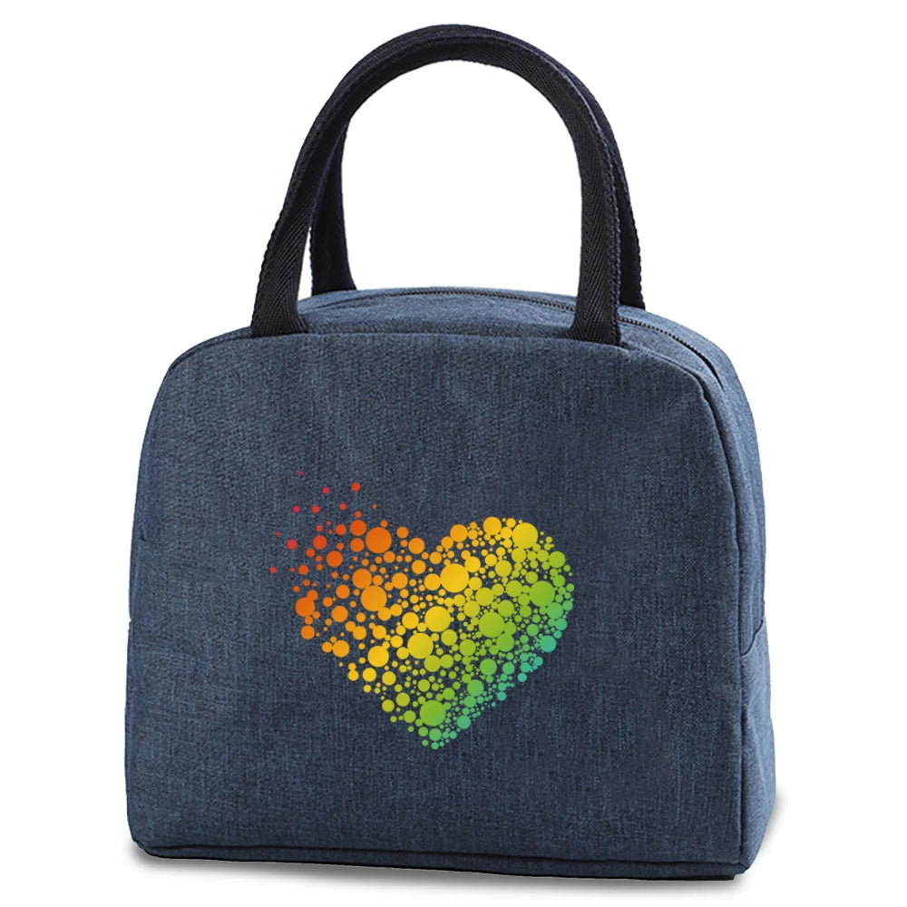 Tejesa Insulated soft cooler Lunch box Bag / Small food cooling Tote Portable Thermal Cold Food Bags For Kids /Travel Dnner Picnic Handbag
