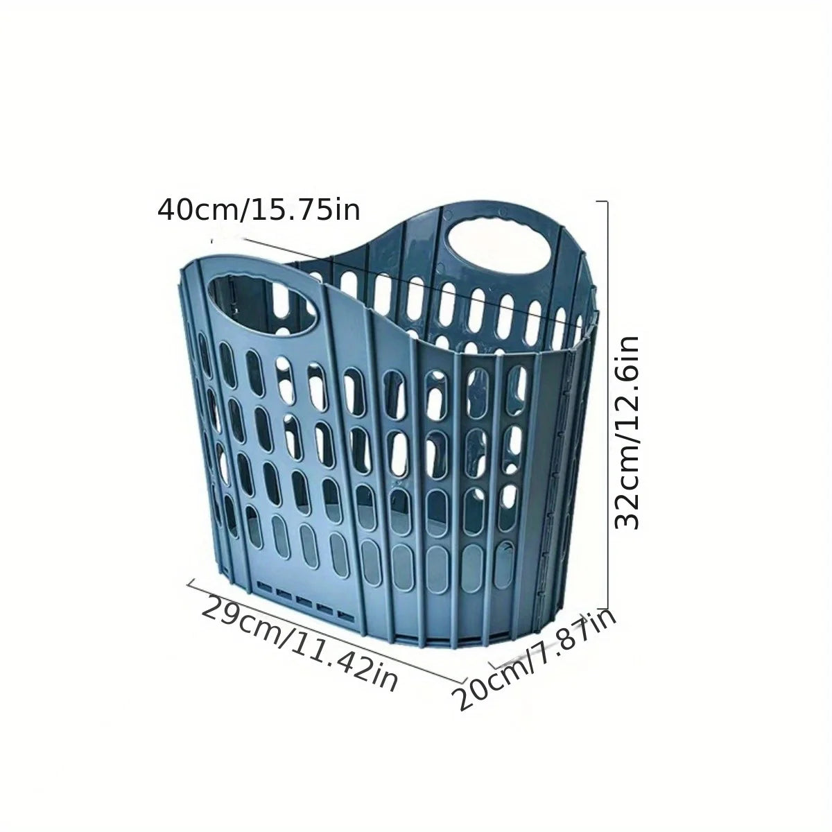 Tejesa Modern Foldable Laundry Hamper High-capacity Portable Dirty Clothes Organizer Durable Laundry Basket for Home Bathroom