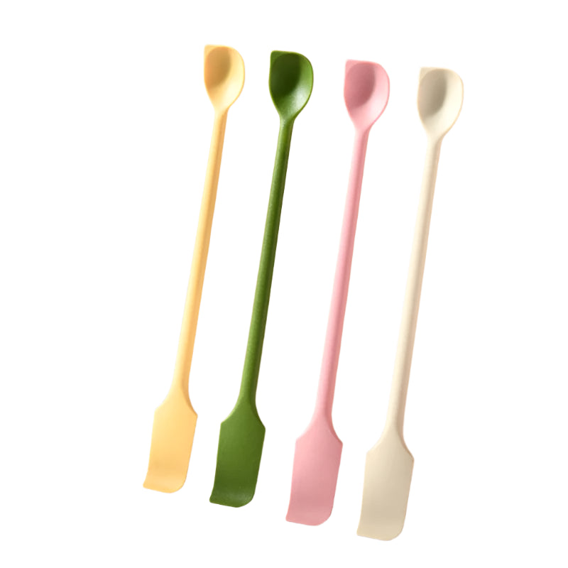 Hemasa 4PCS Silicone Spatula Set Double-Headed Scraper tool