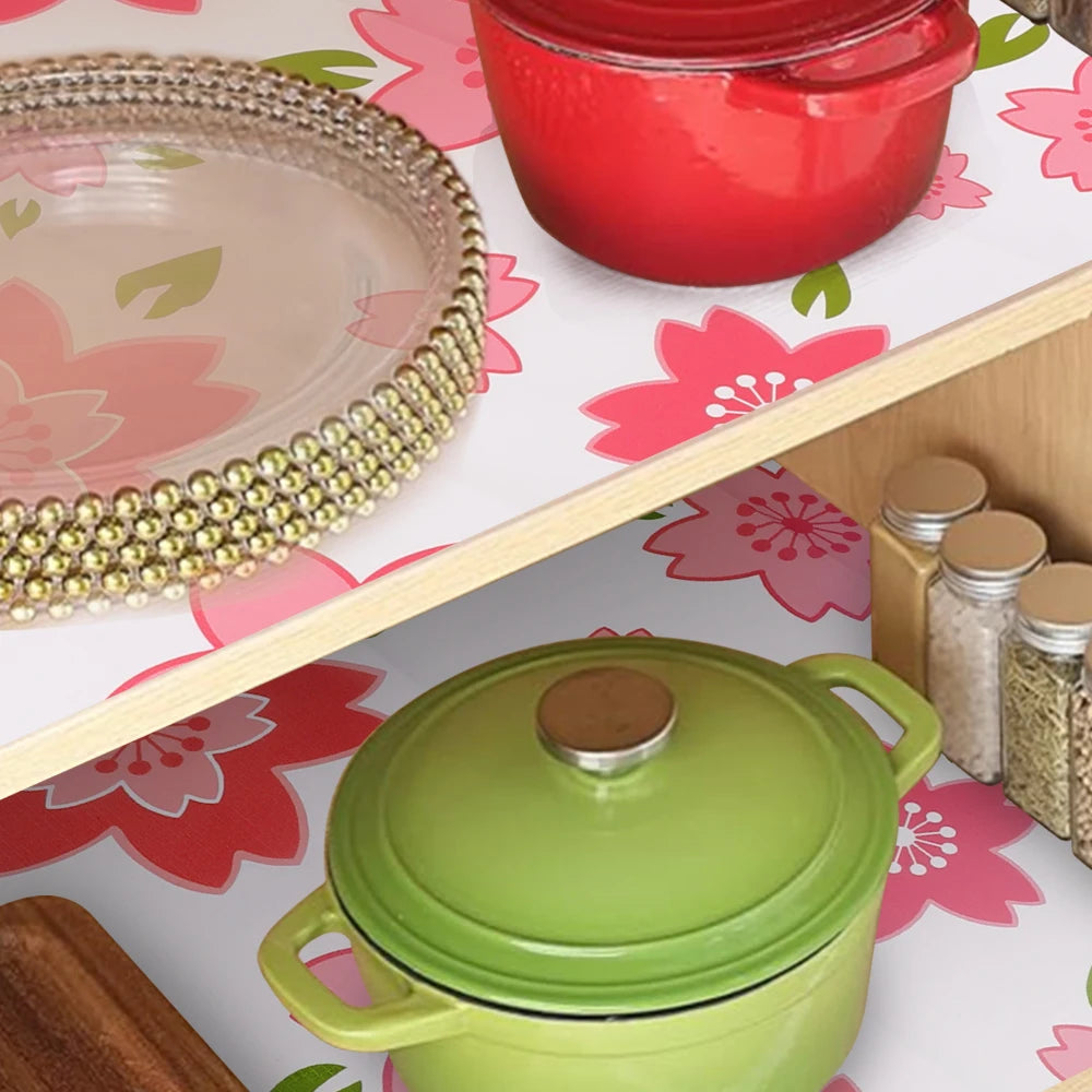 Drawer Shelf Liner Kitchen Cabinet Drawer Liner EVA Refrigerator Pad Waterproof Oil Thickened Table Pad Picnic Pad Non-adhesive