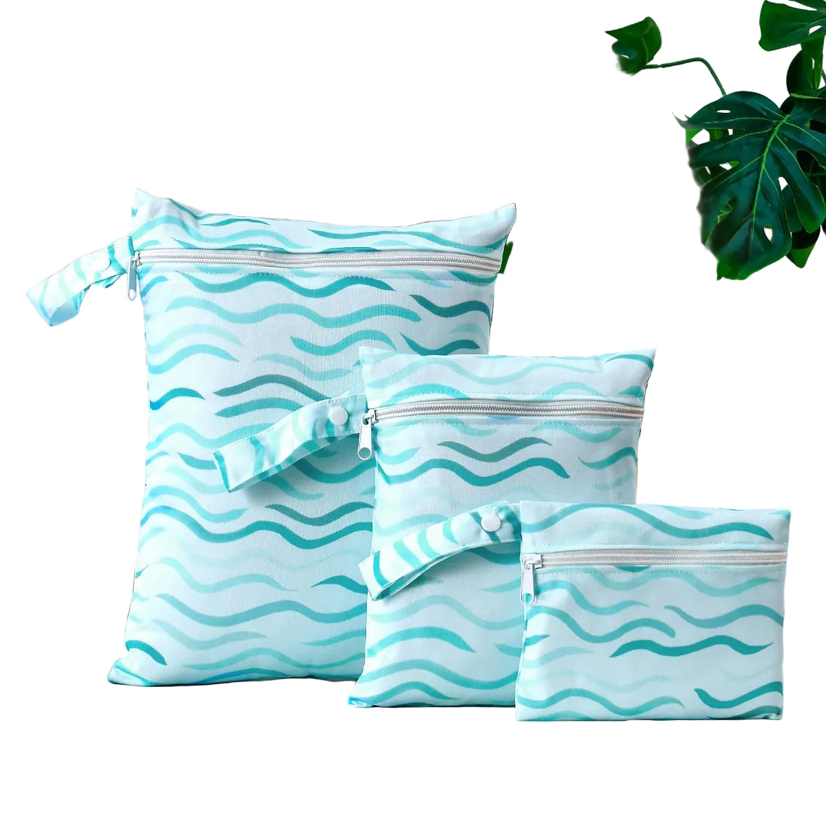 Tejesa  3pcs Set Washable Reusable Baby Blanket Storage Bag Easy Carry Multifunctional Travel Bag