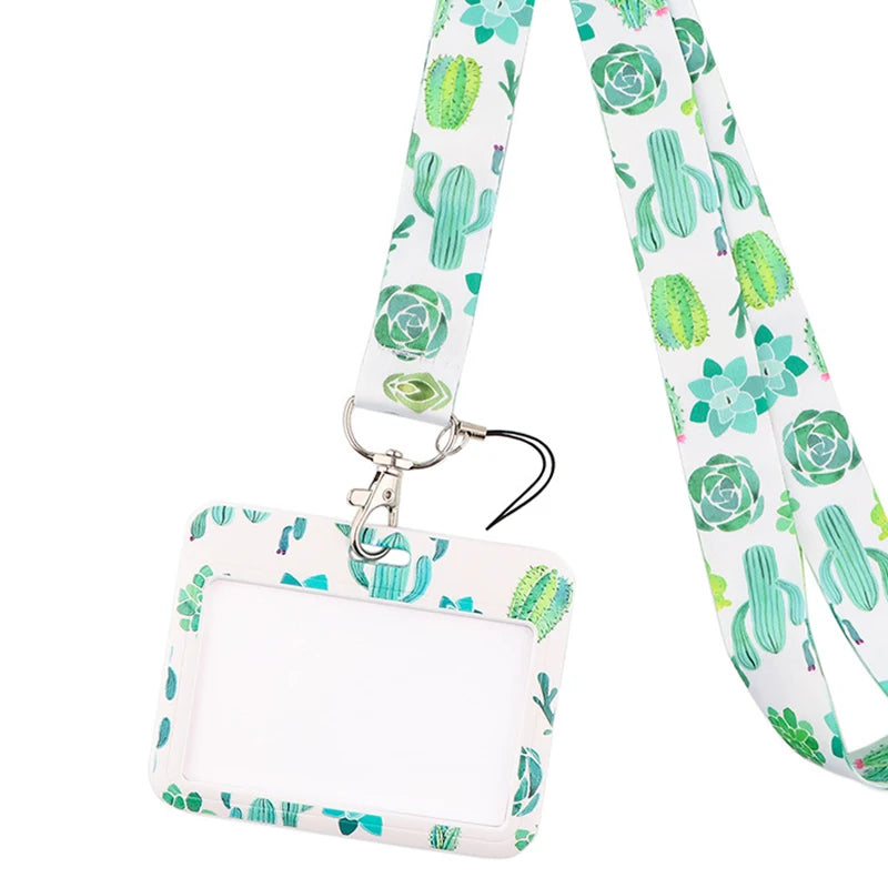 Tejesa Butterfly Lanyard Business Credit Card Holder Neck Strap Keychain Hang Rope ID Badge Holder Lariat Lasso
