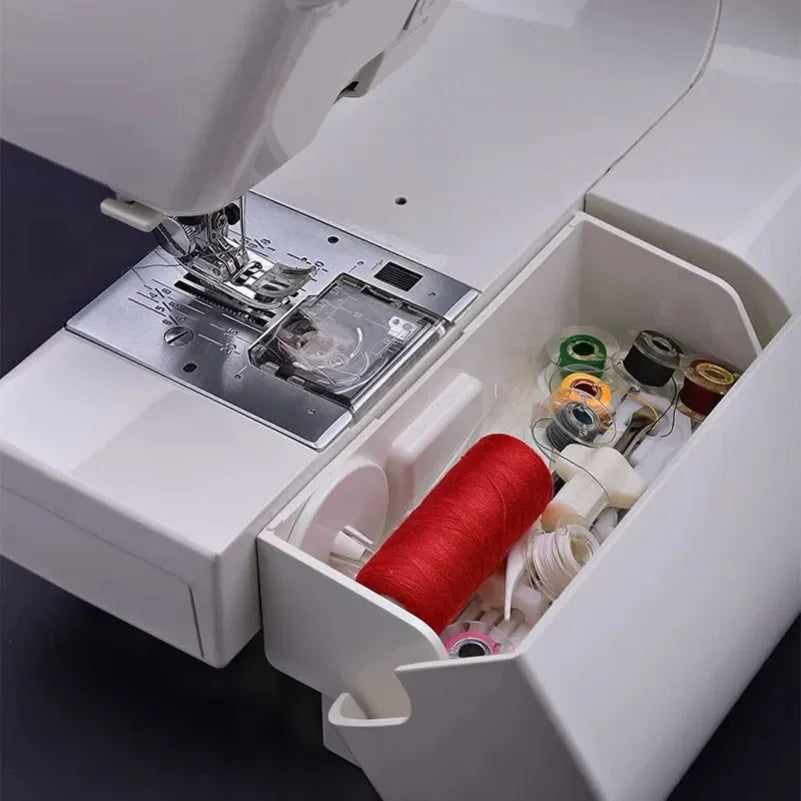 Tejesa 25Pcs Clear Sewing Machine Bobbins Spools Empty Bobbins Spools Plastic Storage Box For Household DIY Sewing Accessories Tools