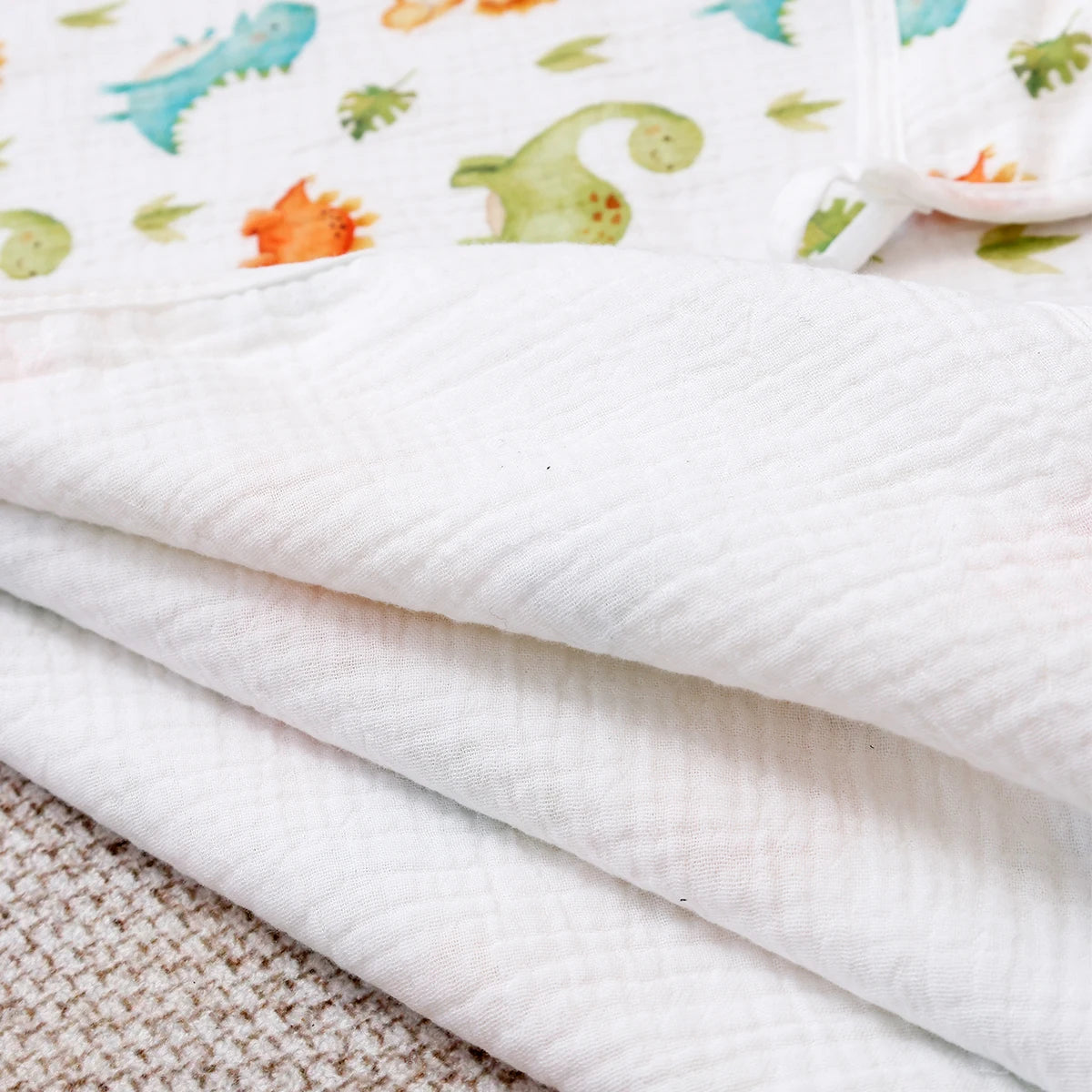 Tejesa 2Pcs New 100% Cotton Breathable Baby Swaddle Blanket Newborn Bath Towel Infant Quilt