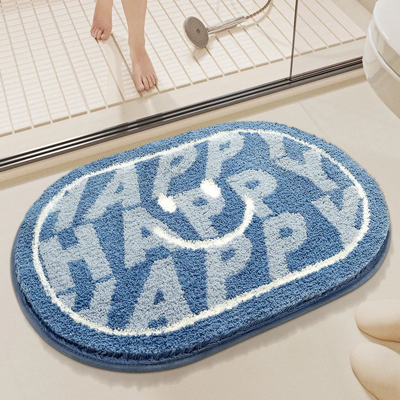 Hemasa Ultra-Plush Anti-Slip Bath Mat 8x Water Absorption, Quick Dry, Anti-Bacterial, 200% Plush, Safe for Kids Elders, 0 Formaldehyde
