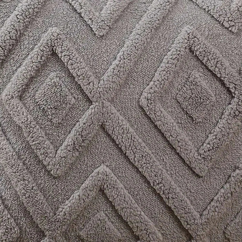 Tejesa  Pieces Flannel Decorative Pillowcase Geometric Diamond Pattern Neutral Style for Living Room And Bedroom Decoration
