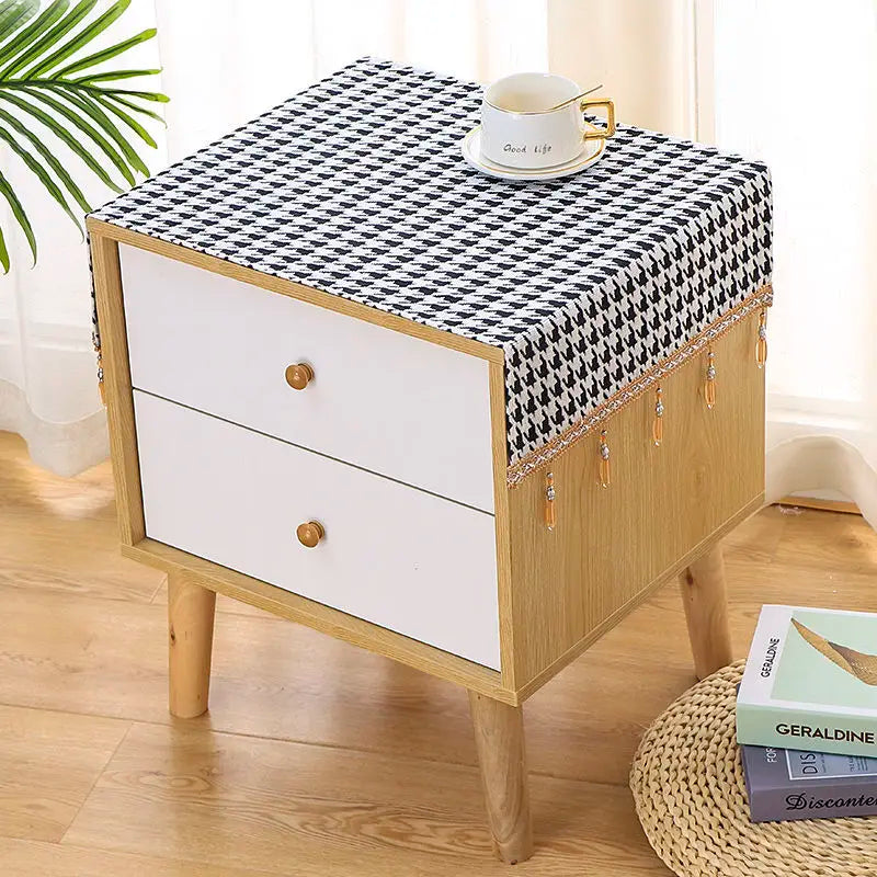 Bedside table cloth cover european-style universal bedstand set of multi-purpose towel cloth dust cover
