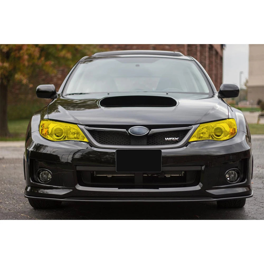 Golden Yellow Light PVC Car Headlights Taillight Film Fog Stretchable Auto Taillight Tint StickersCar Light Film Car Styling