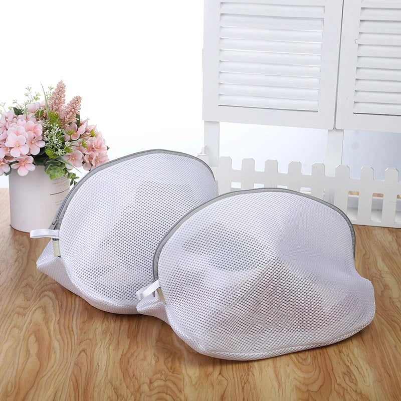 Hemasa 2pcs  Anti-deformation Mesh Laundry Bag Washing Machine Shoes Bag Travel Shoe Storage Bags Protective Clothes Storage Box Organizer