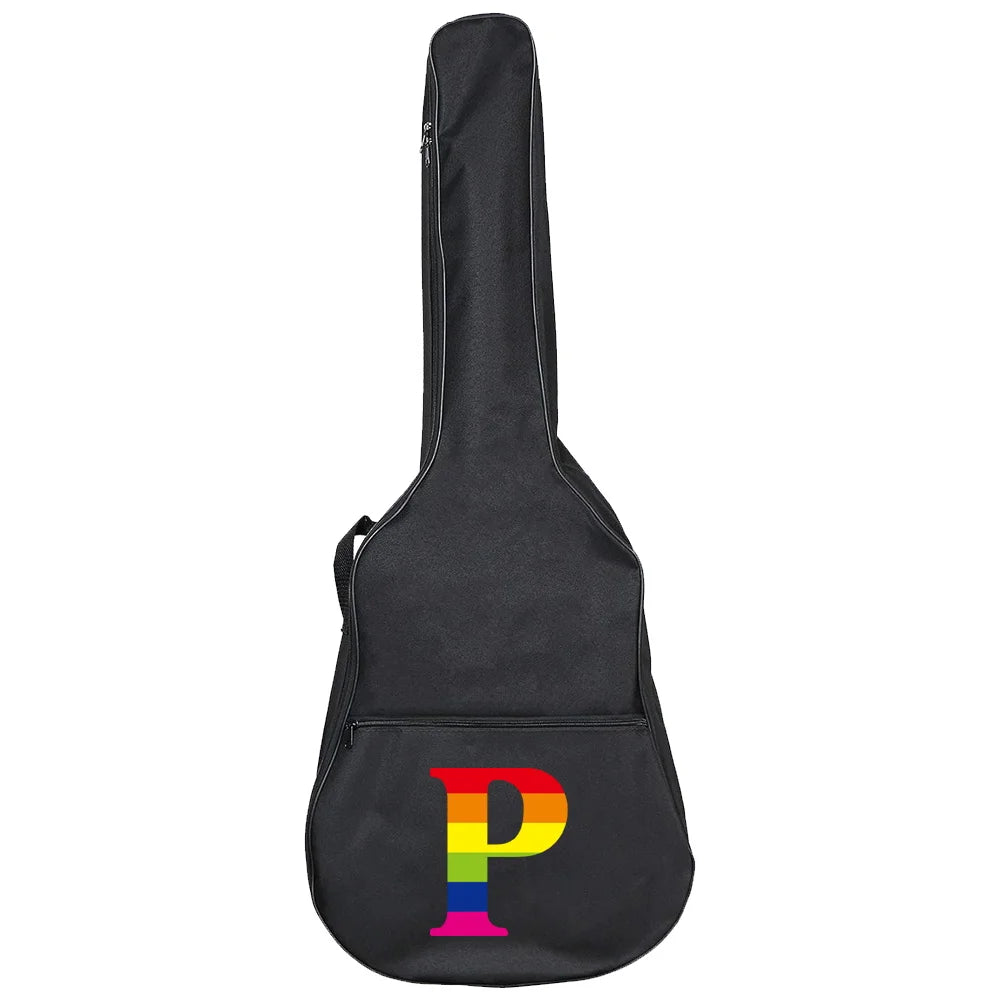 Tejesa Guitar Bag 31-41 Inch Guitar Case Printing Rainbow Series / Guitar Cover /Waterproof Backpack Oxford Fabric