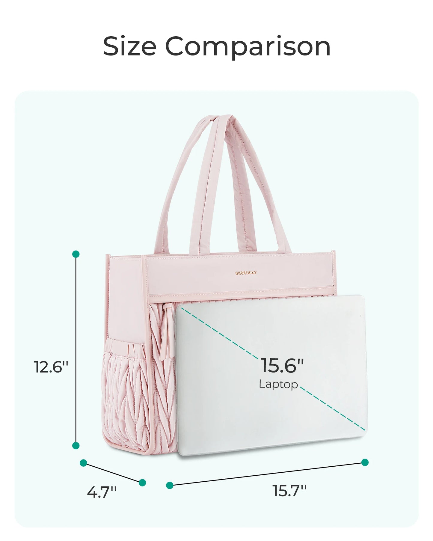 Hemasa Large Tote Bag with Zipper Black Shoulder Bag Top Handle Handbag for Travel Work