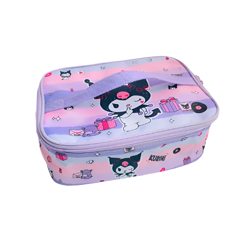 Hemasa Pink Hellokitty Girl Student Lunch Box Bag Lunch Box Insulation Bag Large Capacity Storage Bag