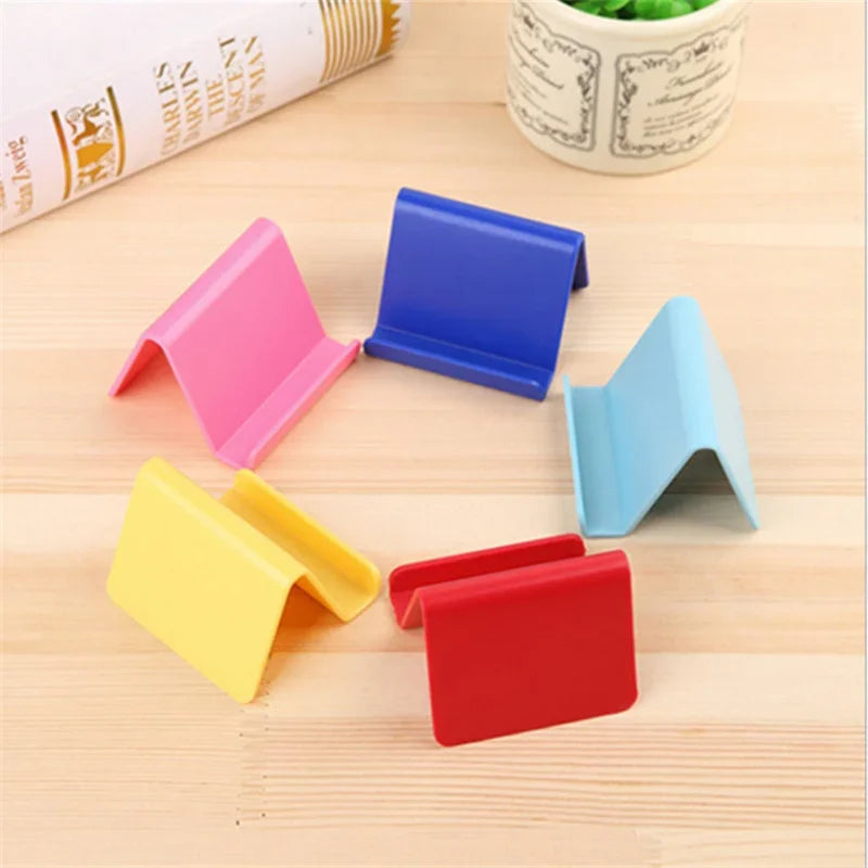 Hemasa 2 PCs Phone Holder Candy Mini Portable Fixed Holder for Kitchen Movable Shelf Organizer Holder
