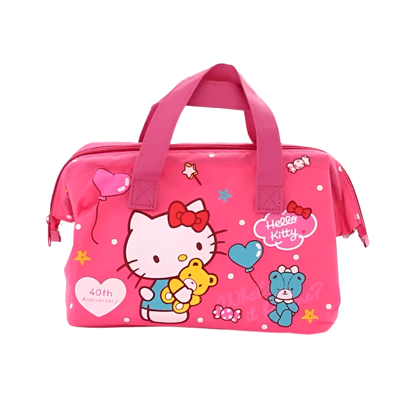 Hemasa Hello Kitty Lunch Box Bag Little Twin Star Cute Hand  Bag Canvas Lunch Box Bag Mummy Bag Girl Food my melody