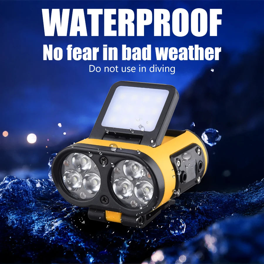 Hemasa LED Smart Sensor Headlamp Cap Clip Light USB Rechargeable Flashlight  With Power Display Riding Fishing Camping Outdoor Torch