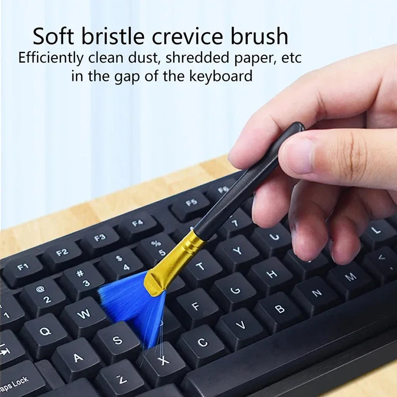 Hemasa 10Pcs PC Laptop Keyboard Cleaning Brush Kit Small Tools Car Phone Dust Brushes Dust Cleaner Shaver Household Accessories