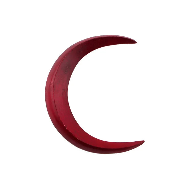 Hemasa Carved Crescent Moon Wooden Hair Stick for Women
