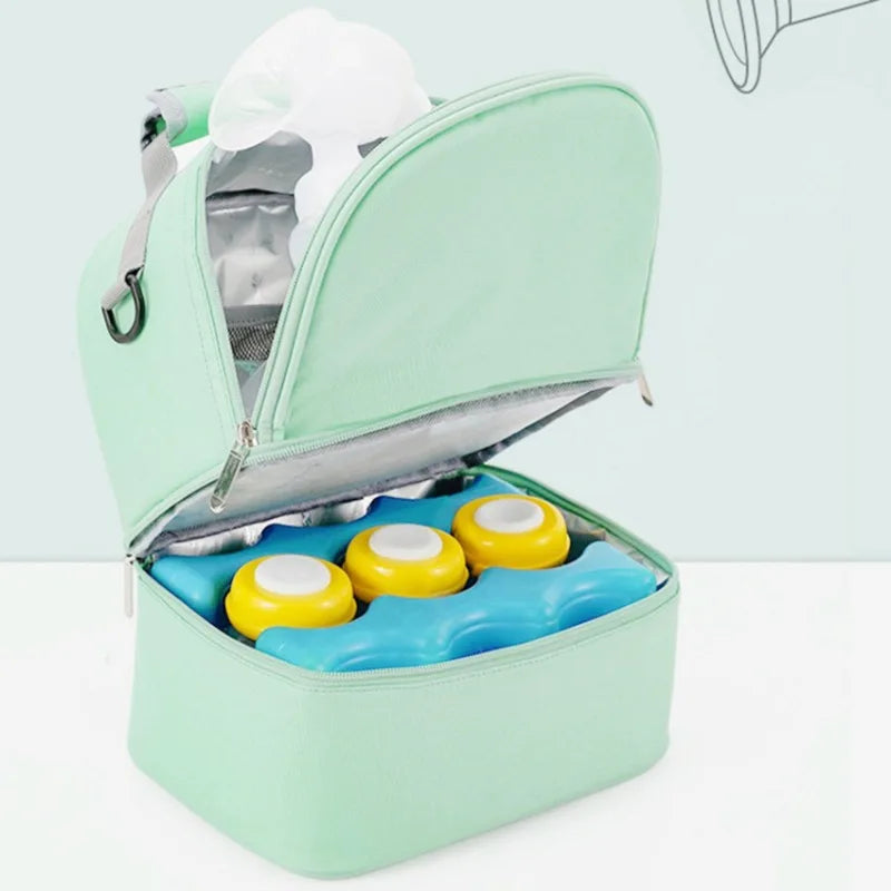 Hemasa Lunch Bag Food Thermal Box Waterproof Office Cooler Lunchbox with Shoulder Strap Insulated Case