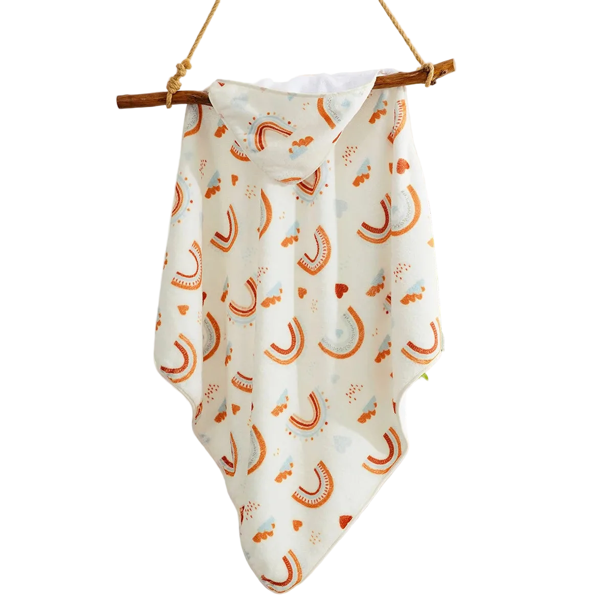 Tejesa Winter Thickened Super Absorption Coral Fleece Baby Swaddle Blanket /Newborn Bath Towel Size 80x80cm