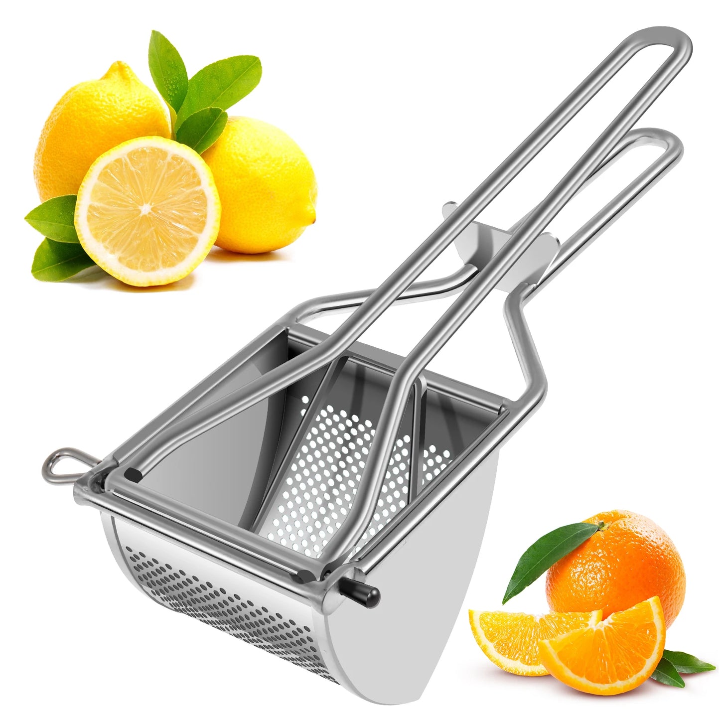 Manual Lemon Squeezer Stainless Steel Hand Pressed Orange Fruit Juicer Portable Home Kitchen Tools Mini Blender Squeezer