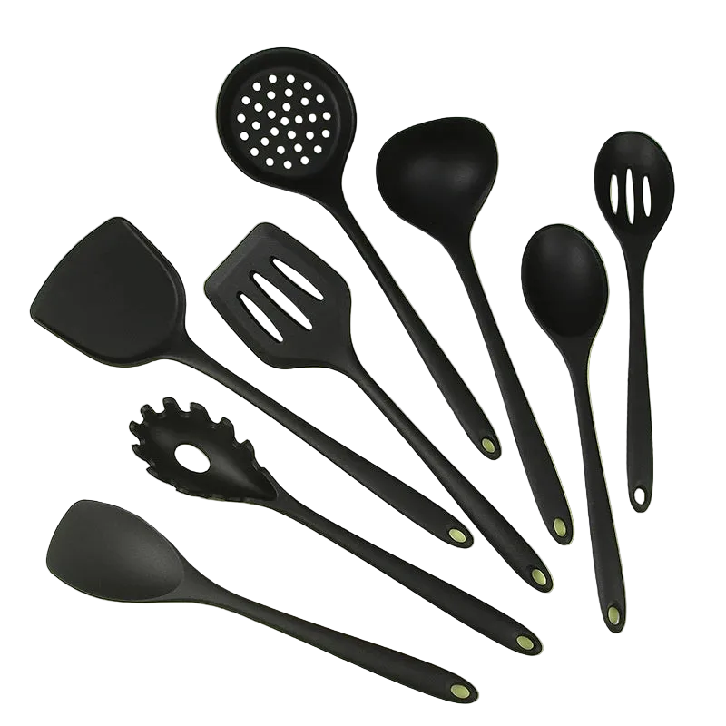 Tejesa 1/4/8pcs Non-Stick Pans Silicone Spatula Soup Ladle Slotted Spoon Cooking Tools for Kitchen Kitchen Utensil